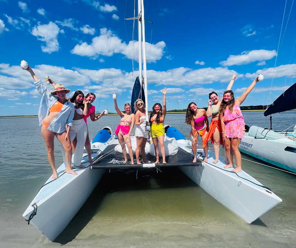 Sail-Folly-03 Boat charters Charleston SC for bachelorette